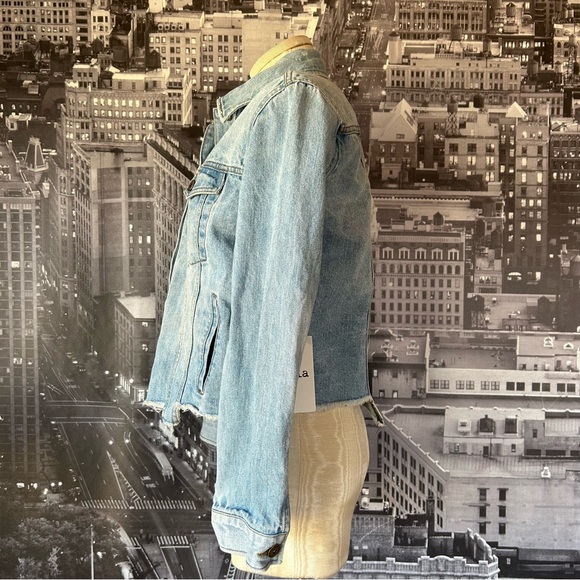 NWT Pistola Denim Distressed Jacket - Picture 3 of 6